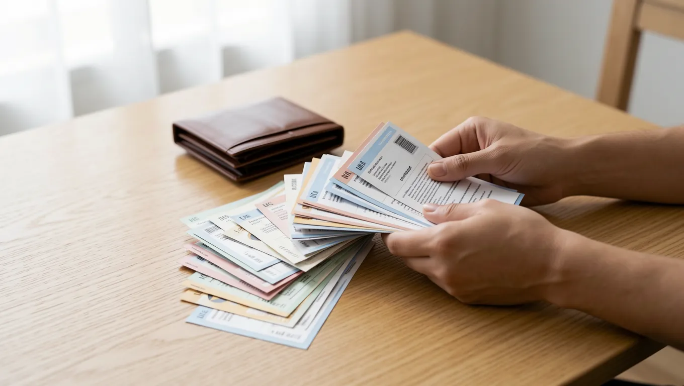 Organizing financial documents for bad credit installment loans application