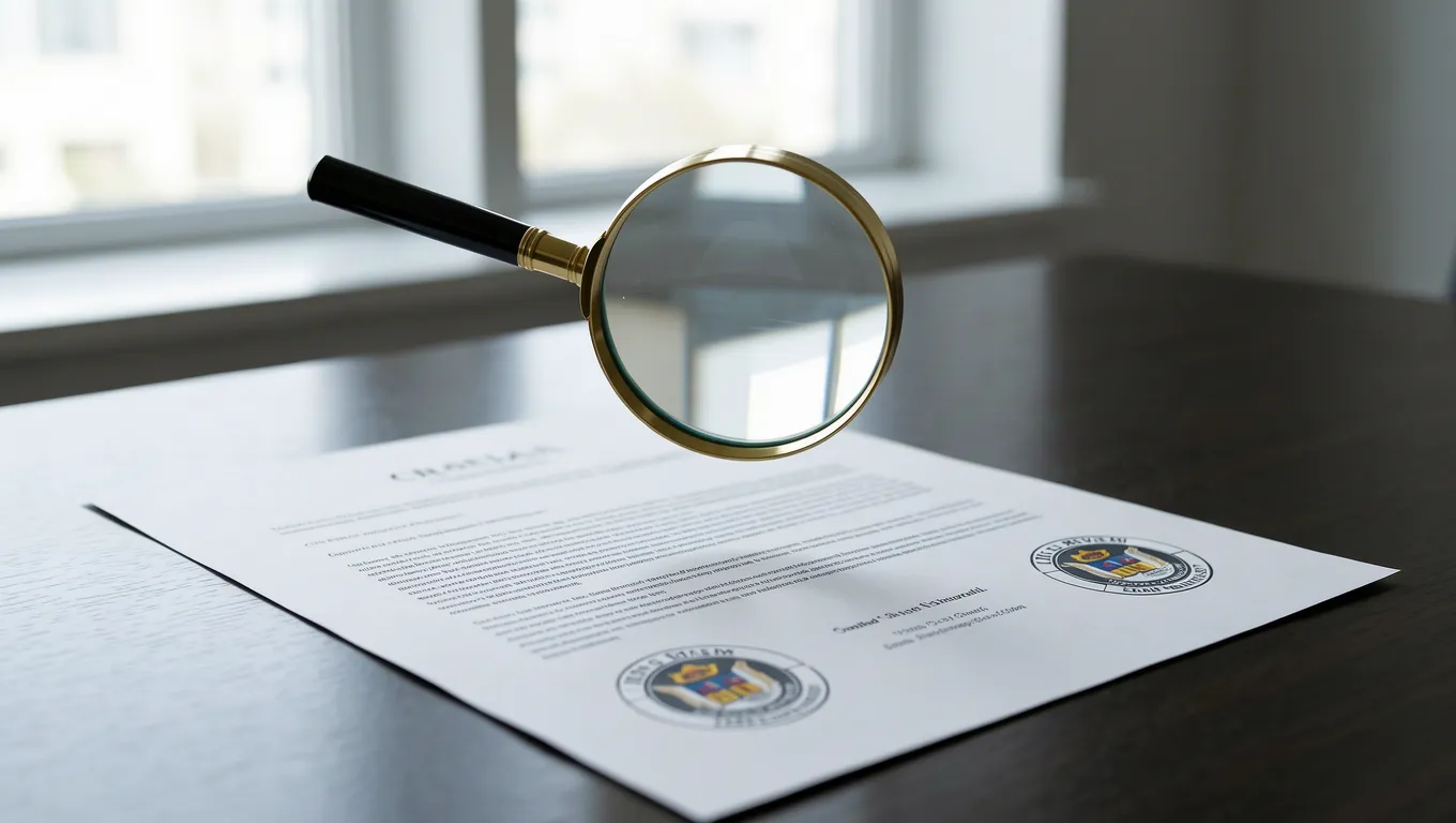 Magnifying glass over official state regulatory lending documents
