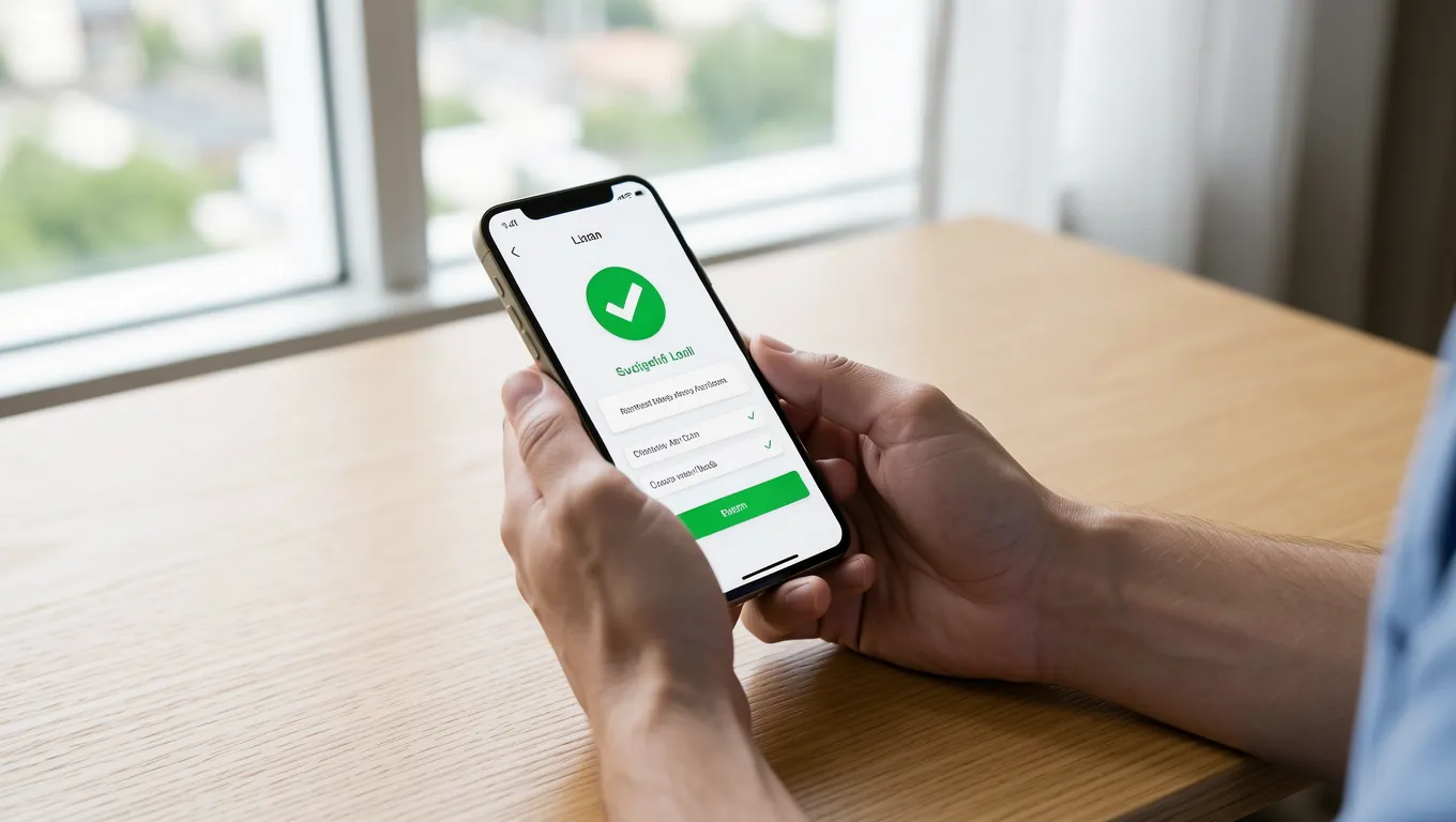 Using a mobile device to secure immediate personal loans for quick cash.