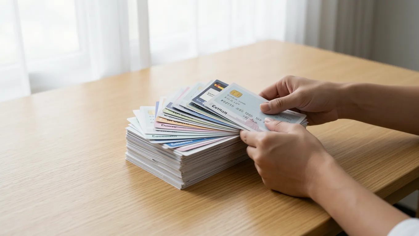 Organizing multiple credit card bills for large personal loans for debt consolidation
