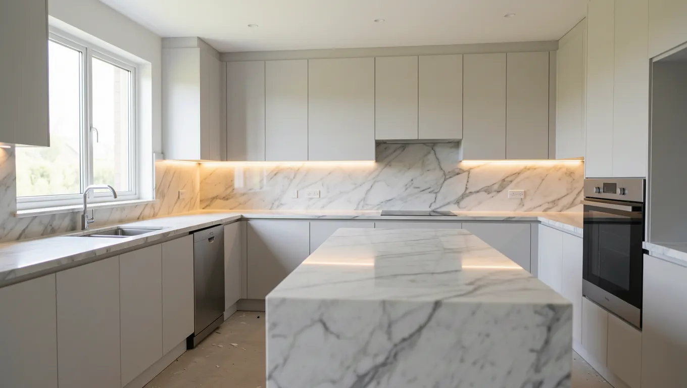 Modern kitchen renovation project using personal loans for home improvement