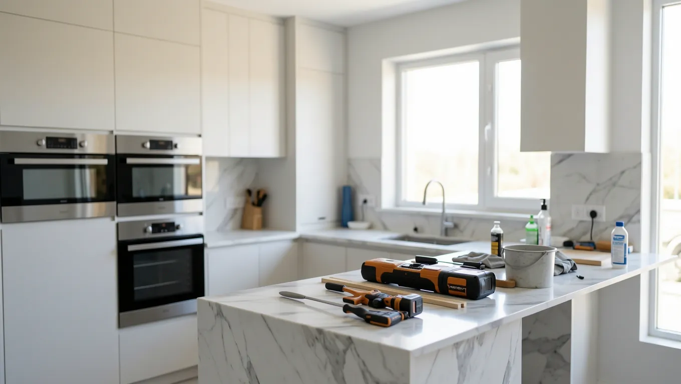 Renovated kitchen representing uses for personal loans up to $25000